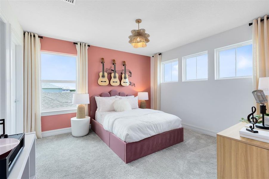 Furnished interior view inside a new home in Willow Ridge, Montverde (Image 5).