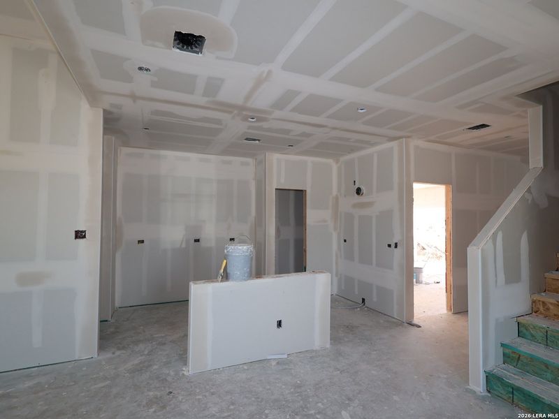 In-progress construction of a new home in Meadows at Clear Springs, New Braunfels, TX (Image 34).