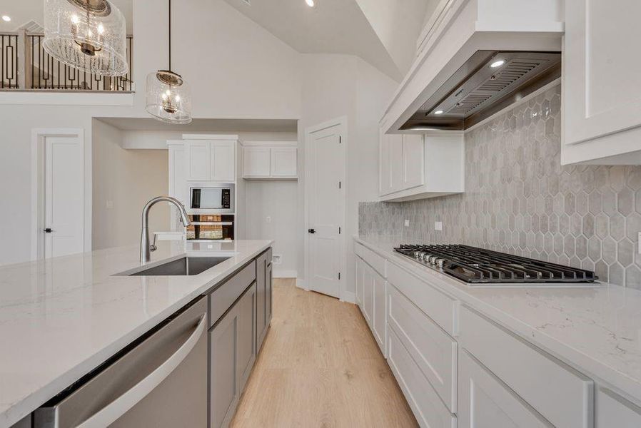 Furnished interior view inside a new home in Grand Estates of Anna, Anna (Image 5). Furnished interior view inside a new home in Grand Estates of Anna, Anna (Image 5).