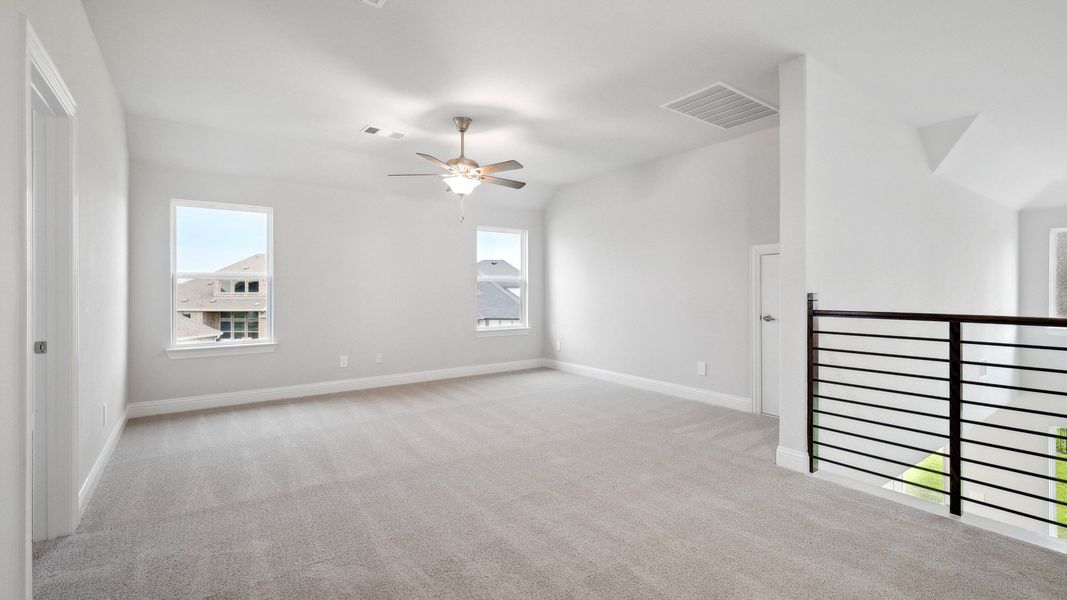 Representative furnished interior of a home built from the Brown by DRB Homes in Brookewater, Rosenberg (Image 17).