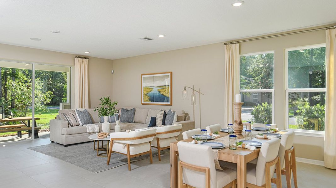 Representative furnished interior of a home built from the Magdalen by Taylor Morrison in Colbert Landings, Palm Coast (Image 5). Representative furnished interior of a home built from the Magdalen by Taylor Morrison in Colbert Landings, Palm Coast (Image 5).