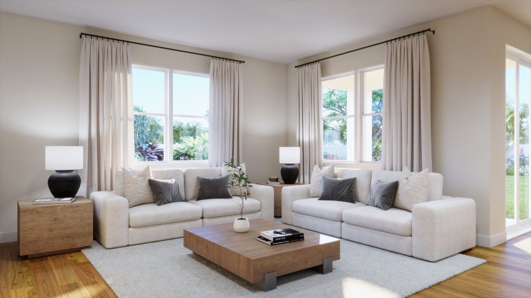 Representative furnished interior of a home built from the Elm by Risewell Homes in Oakview, Apopka (Image 6).