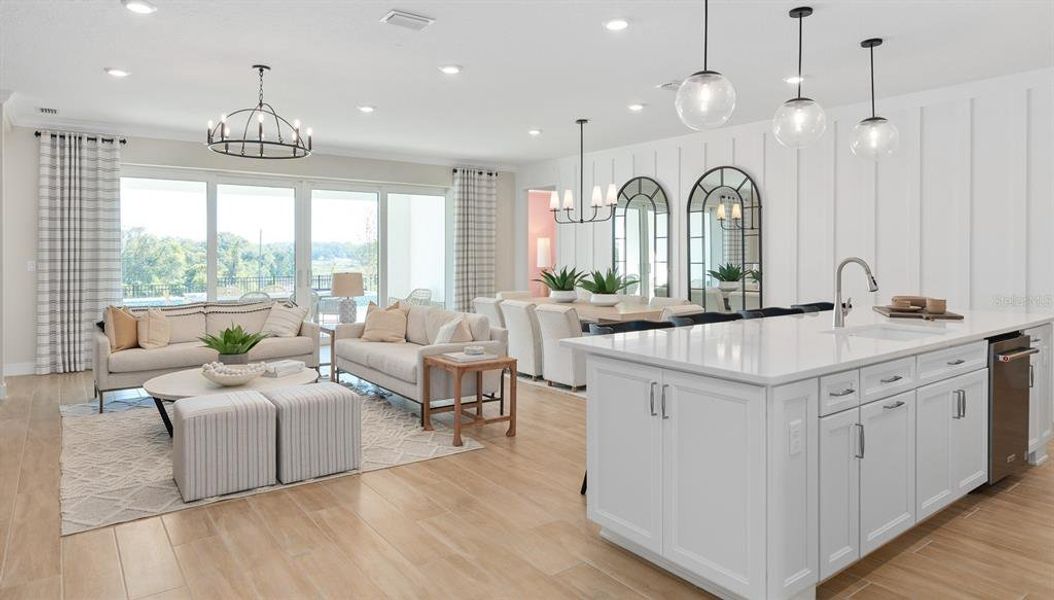 Furnished interior view inside a new home in Willow Ridge, Montverde (Image 6).