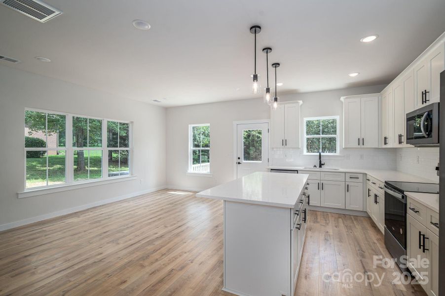 Furnished interior view inside a new home in , Hickory (Image 6). Furnished interior view inside a new home in , Hickory (Image 6).