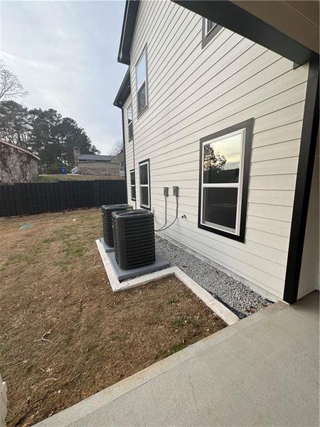 Exterior details and patio area of a home in , Lithonia (Image 36).
