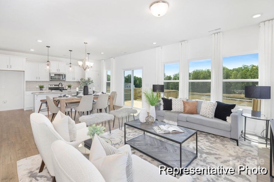 Furnished interior view inside a new home in Eagles Crest, Pageland (Image 11). Furnished interior view inside a new home in Eagles Crest, Pageland (Image 11).