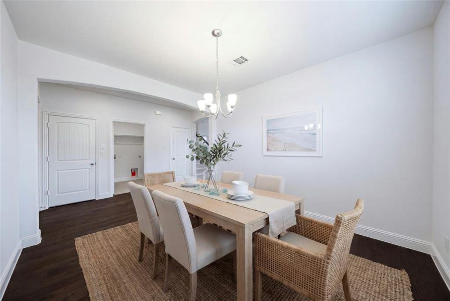 Rendered Dining Room