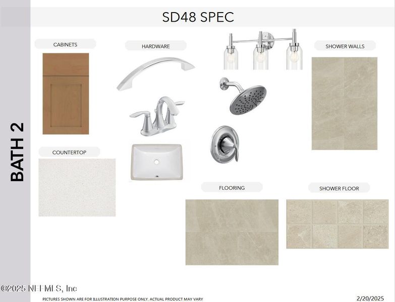 Sample of building materials used in homes in SilverLeaf, St. Augustine (Image 35).