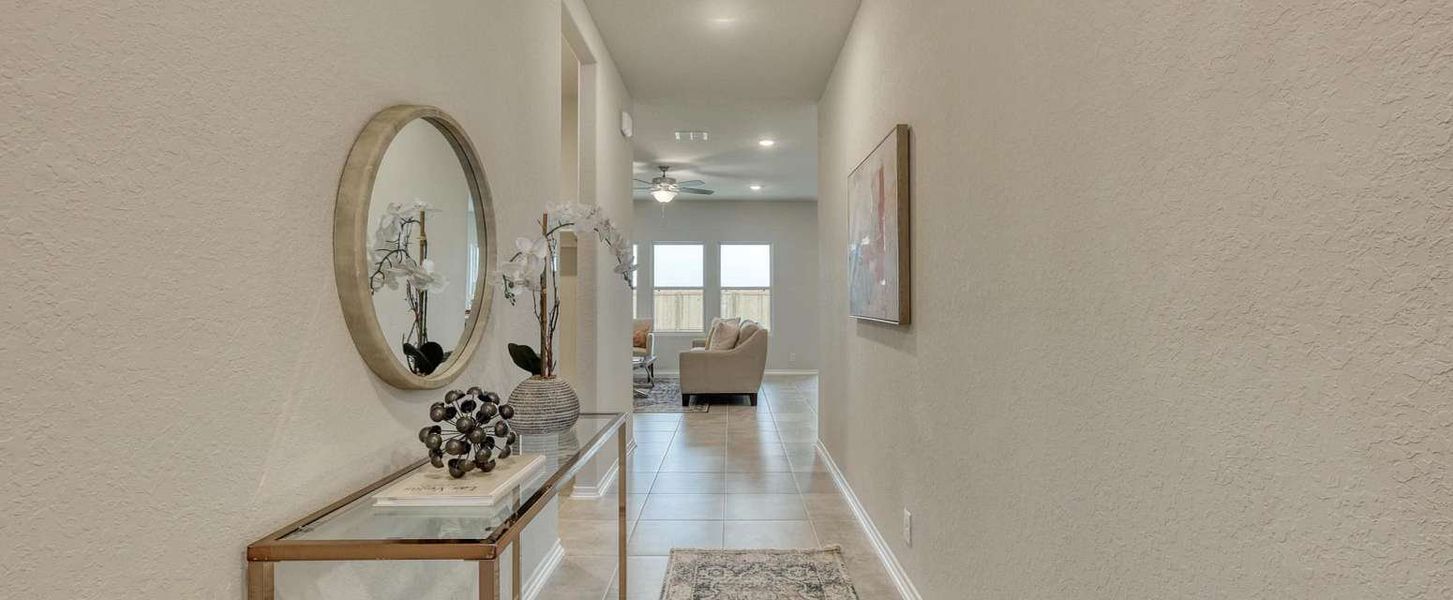 Representative furnished interior of a home built from the Carter by Ashton Woods in Nopal Valley, San Antonio (Image 8).