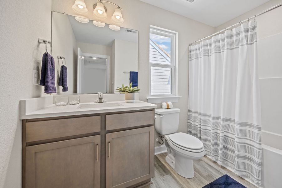 Furnished interior view inside a new home in Neill's Pointe, Angier (Image 26).