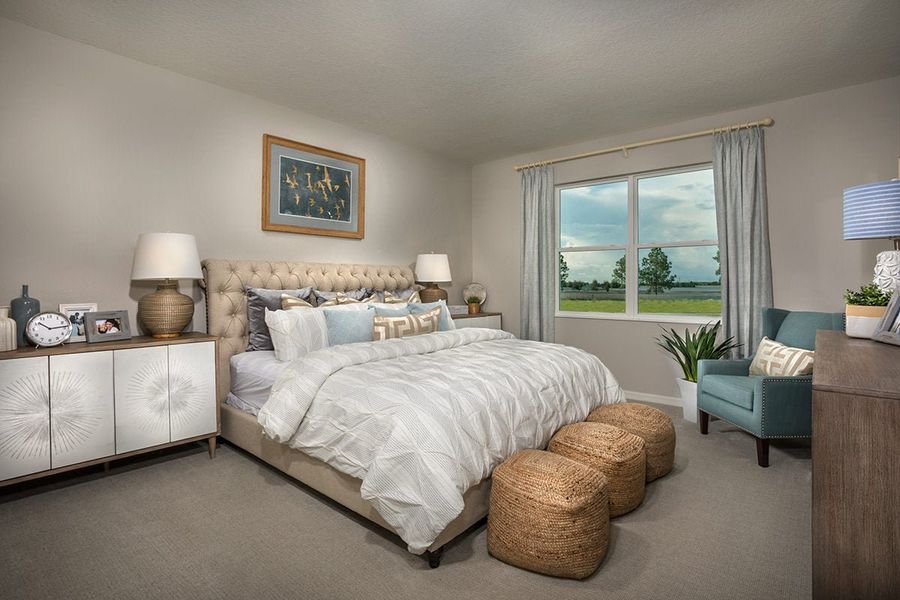 Representative furnished interior of a home built from the 2178 by KB Home in Cypress Bluff III, Groveland (Image 5).