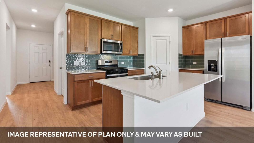 Furnished interior view inside a new home in Carillon, Manor (Image 3).