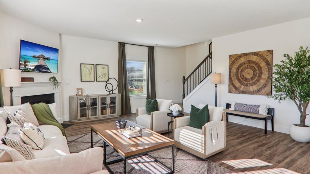 Furnished interior view inside a new home in Fieldcrest Acres, Blountville (Image 8).