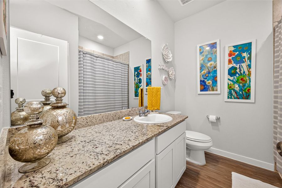 Furnished interior view inside a new home in Lexington Heights, Willis (Image 33).