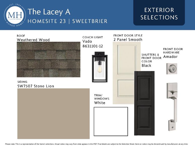 Sample of building materials used in homes in Sweetbrier, Durham (Image 19).