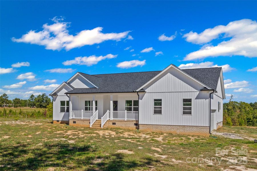 Front exterior of a new home in , Blackstock, SC, highlighting curb appeal (Image 1).
