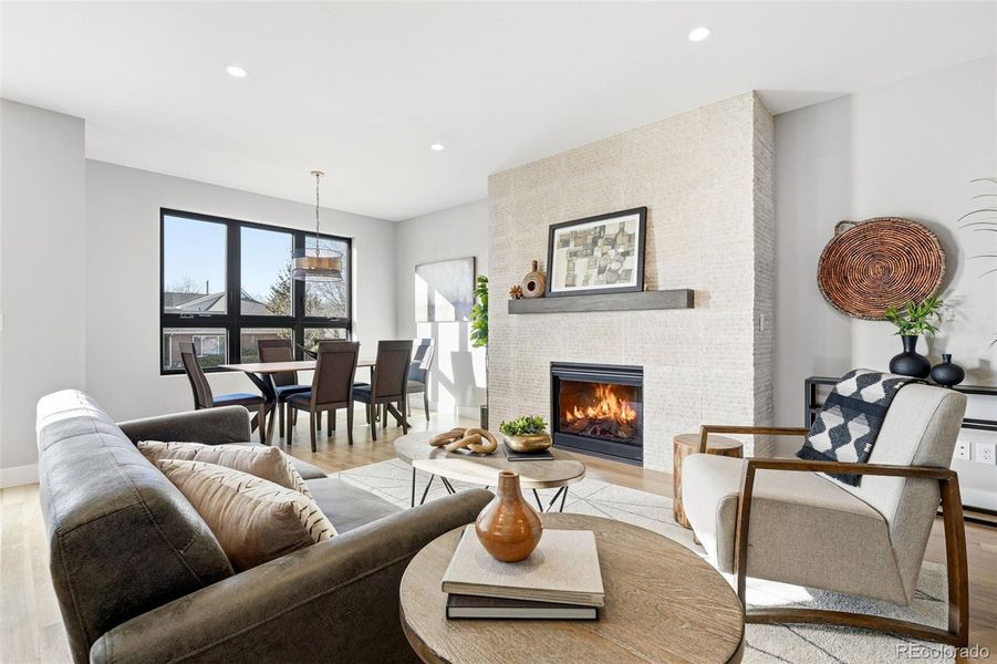 Furnished interior view inside a new home in , Denver (Image 9). Furnished interior view inside a new home in , Denver (Image 9).