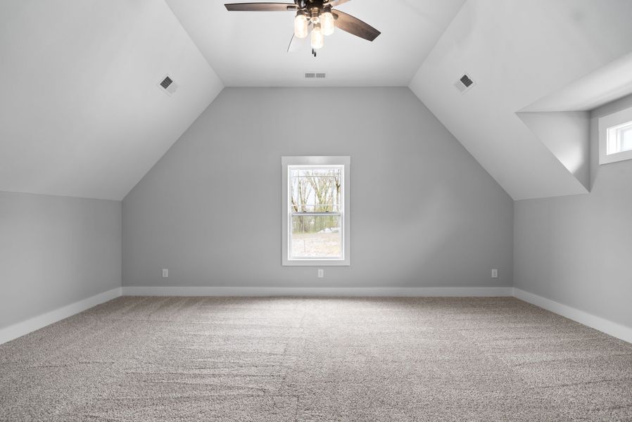 Representative unfurnished interior of a home built from the Aberdeen by Rockwood Homes in Park at Oliver Farm, Clarksville (Image 18).