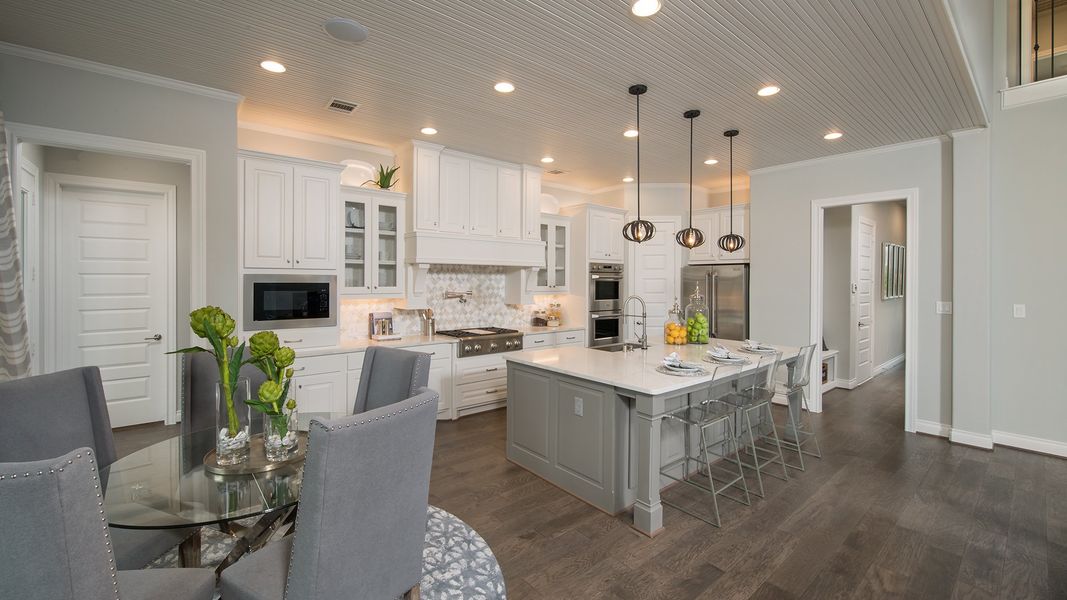 Representative furnished interior of a home built from the 4931S by Perry Homes in Santa Rita Ranch Tierra Rosa, Liberty Hill (Image 16).