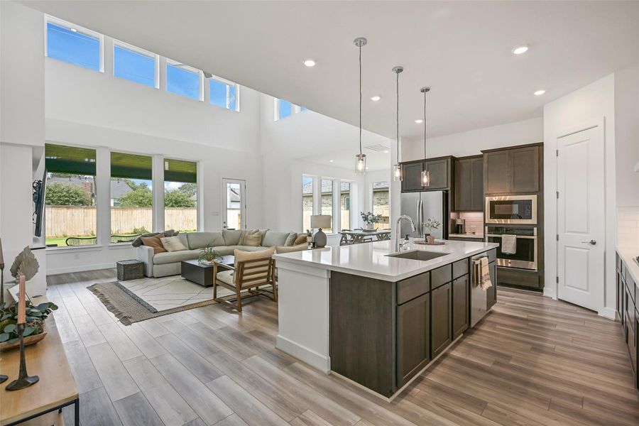Furnished interior view inside a new home in Avalon at Friendswood, Friendswood (Image 35).