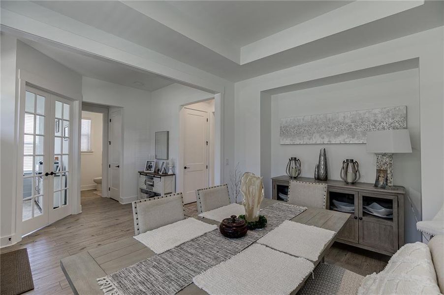 Furnished interior view inside a new home in , Cumming (Image 37).