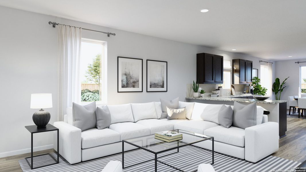 Furnished interior view inside a new home in Swenson Heights, Seguin (Image 7).