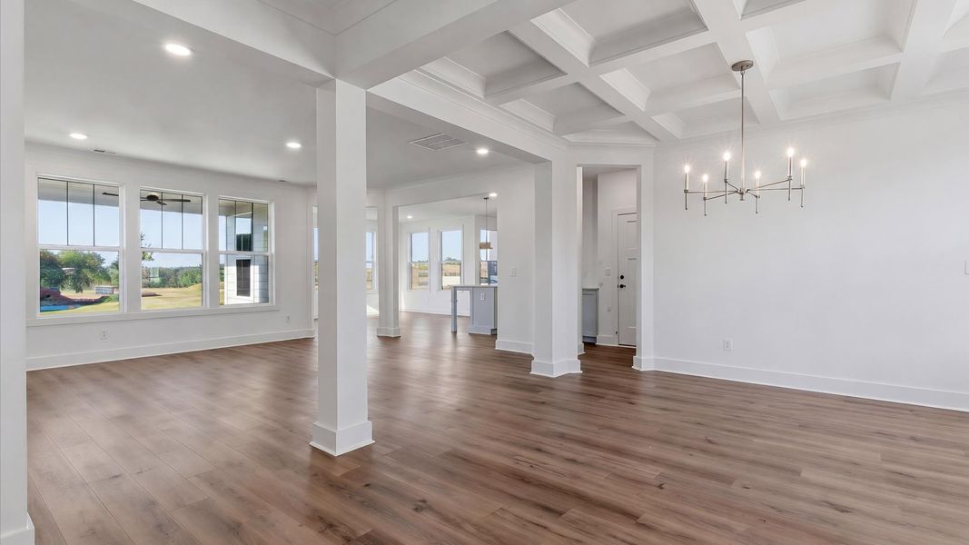 Furnished interior view inside a new home in Benjamin's Grove, Woodruff (Image 5).