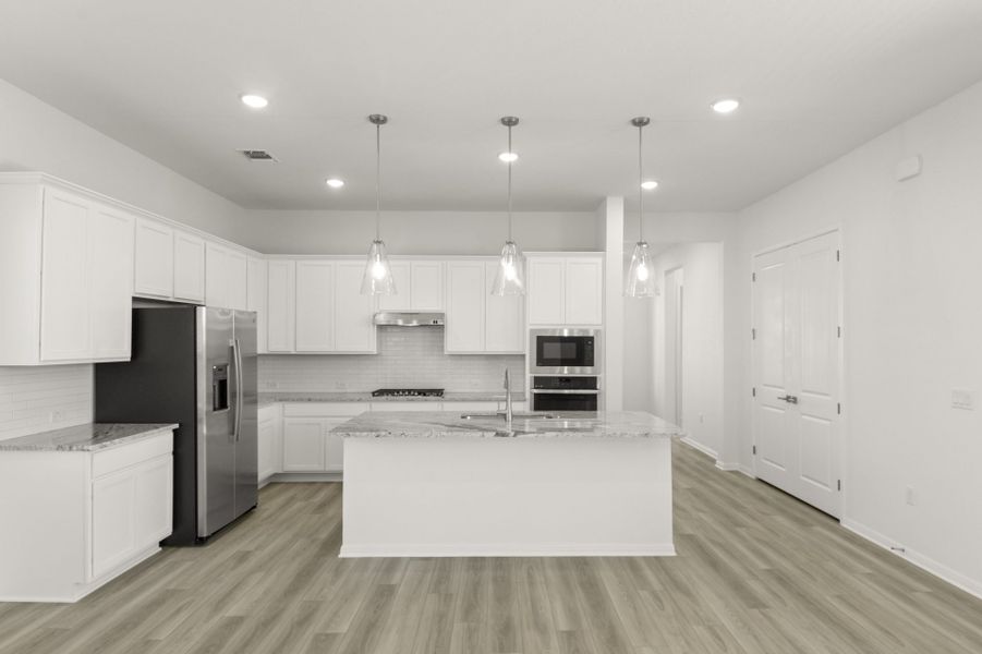 Furnished interior view inside a new home in Easton Park, Austin (Image 11).