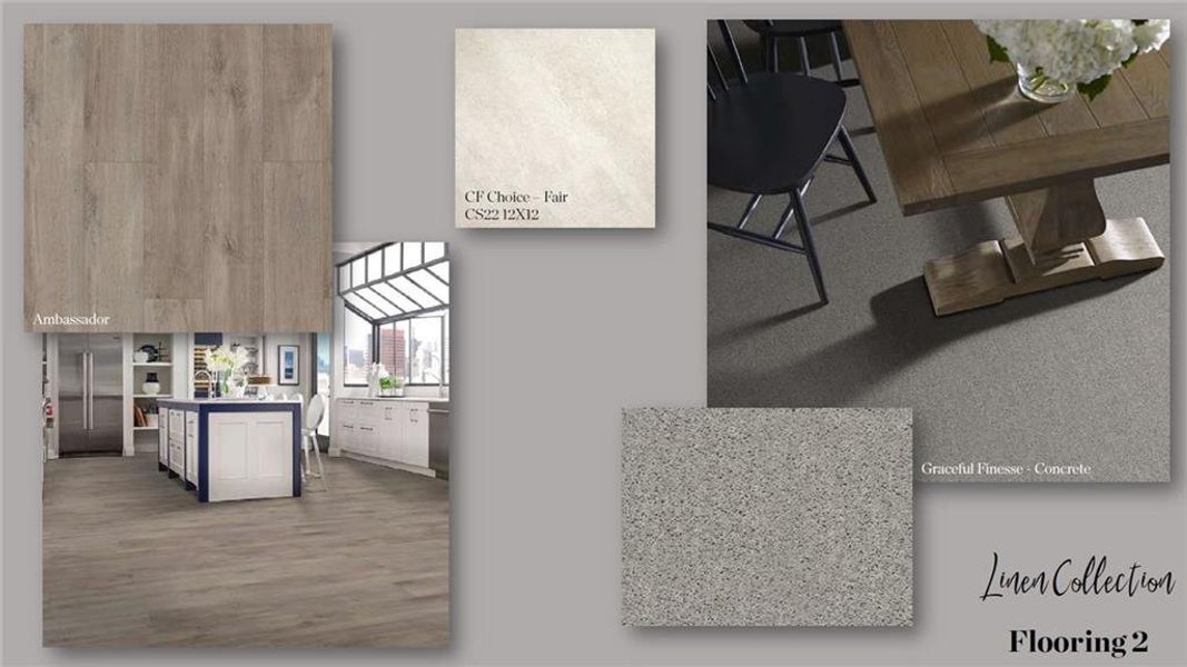 Sample of building materials used in homes in Market Square at Sawnee Village, Cumming (Image 24).