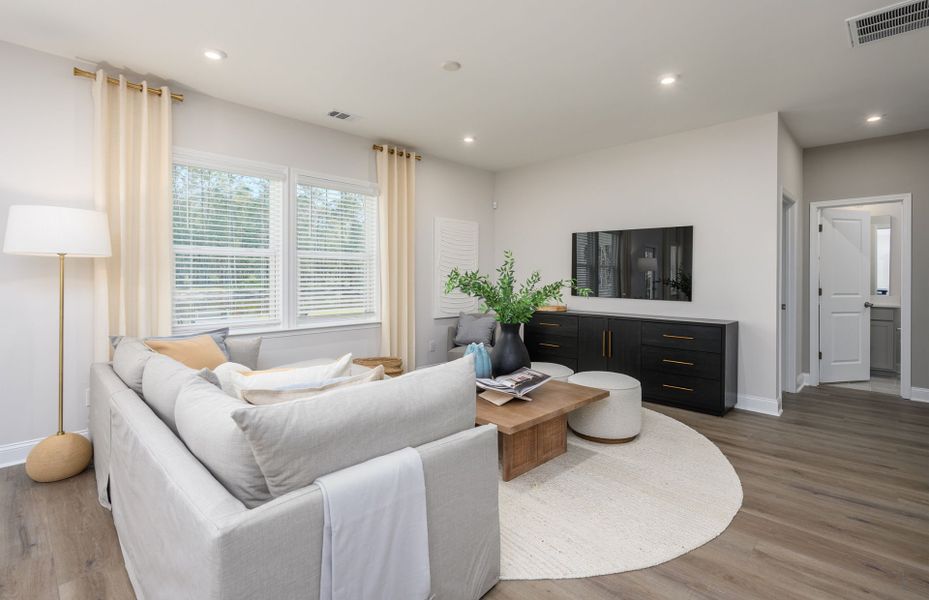 Furnished interior view inside a new home in Waterways, Richmond Hill (Image 12).