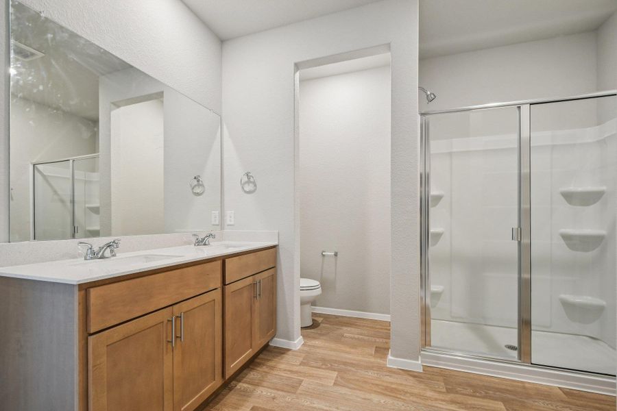 Primary Bath retreat & walk-in shower