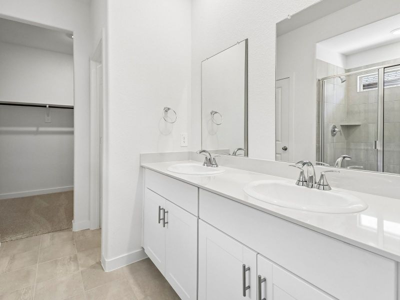 Furnished interior view inside a new home in Morgan Farms, Josephine (Image 9).