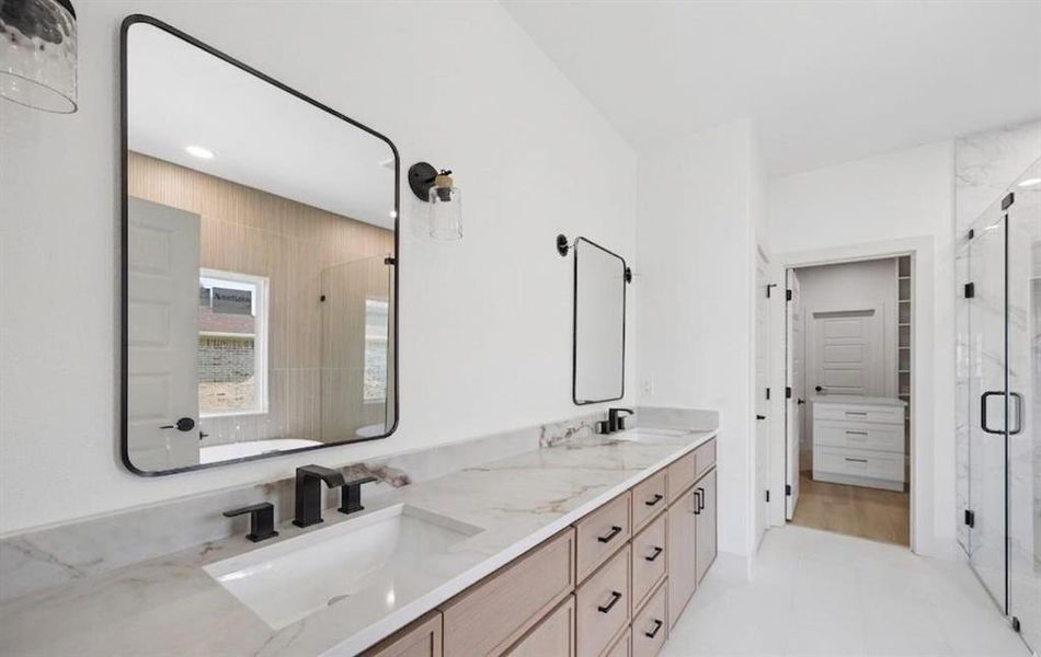 Furnished interior view inside a new home in , Sherman (Image 9).