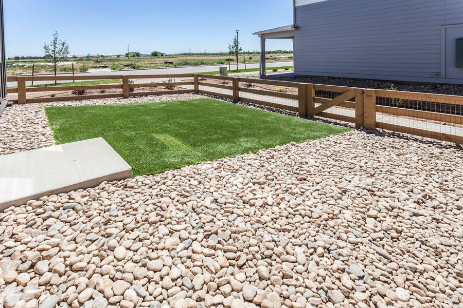 Exterior details and patio area of a home in Bloom, Fort Collins (Image 32). Exterior details and patio area of a home in Bloom, Fort Collins (Image 32).