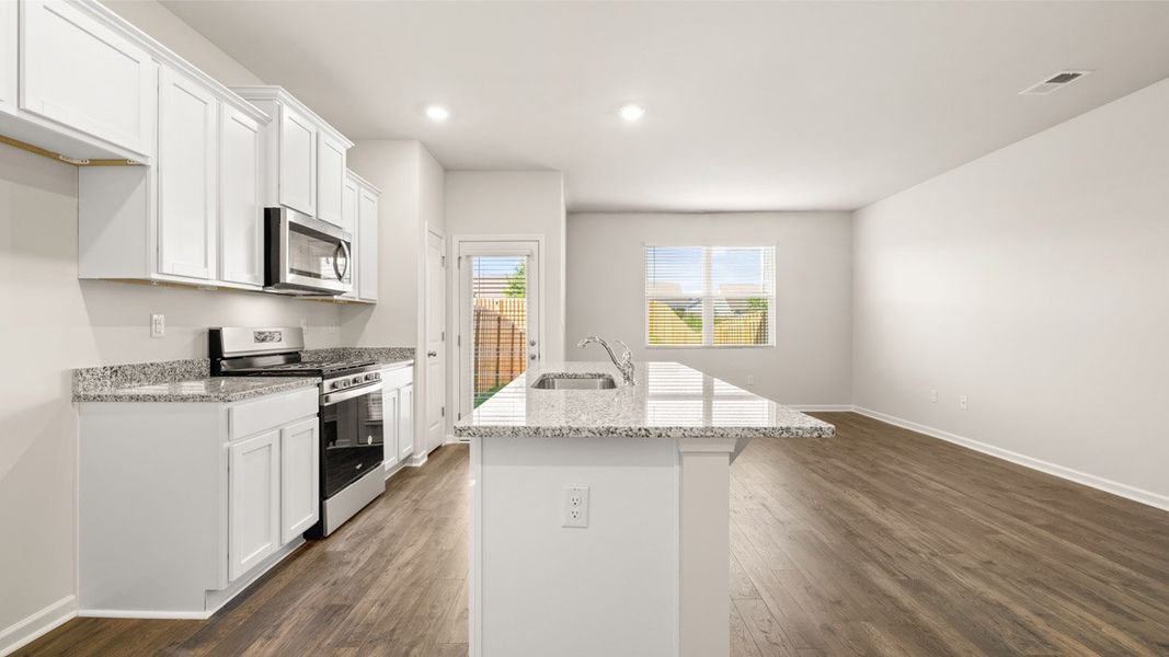 Furnished interior view inside a new home in Laurel Park Townhomes, Hephzibah (Image 6).