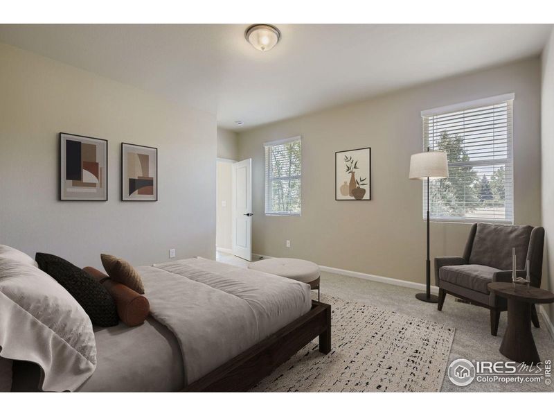 Furnished interior view inside a new home in Country Club Reserve, Fort Collins (Image 16).