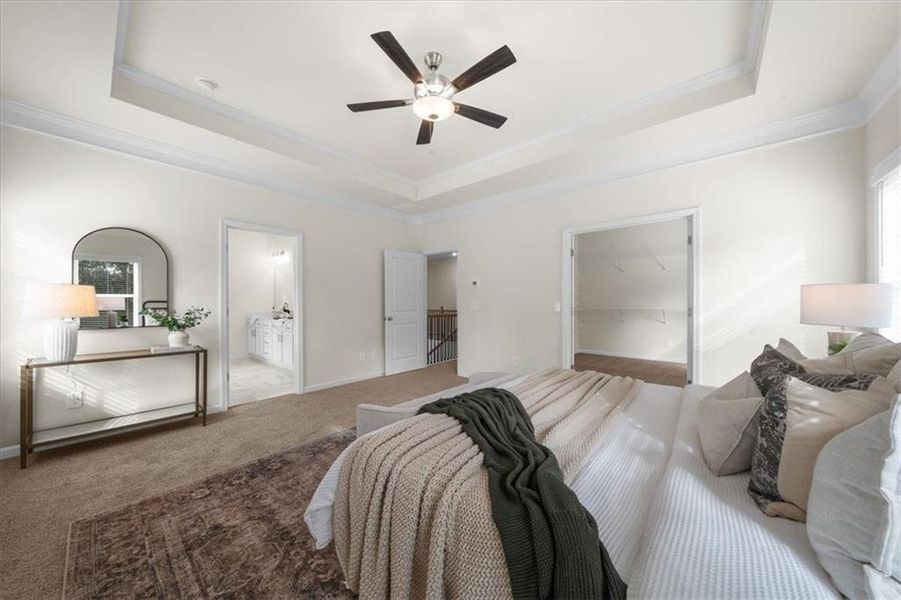 Furnished interior view inside a new home in River Rock, Ball Ground (Image 40).