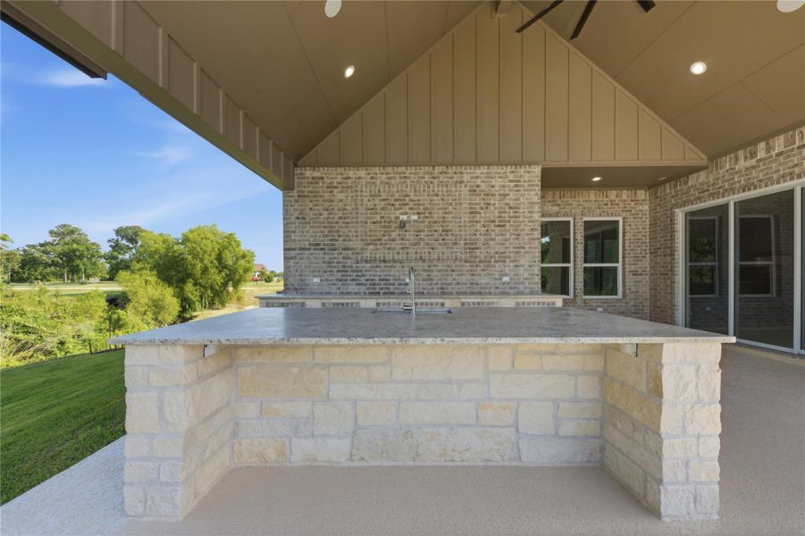 Exterior details and patio area of a home in , Baytown (Image 32). Exterior details and patio area of a home in , Baytown (Image 32).