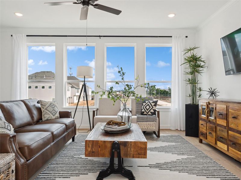 Bright and airy great room