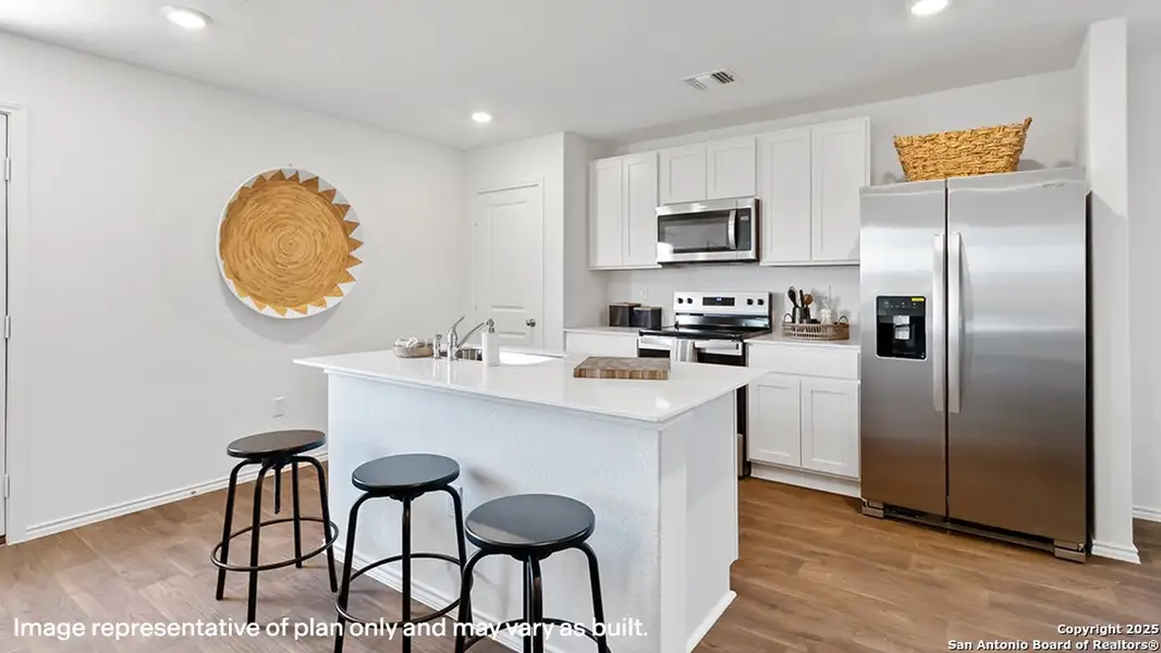 Furnished interior view inside a new home in Sereno Springs, Converse (Image 26). Furnished interior view inside a new home in Sereno Springs, Converse (Image 26).