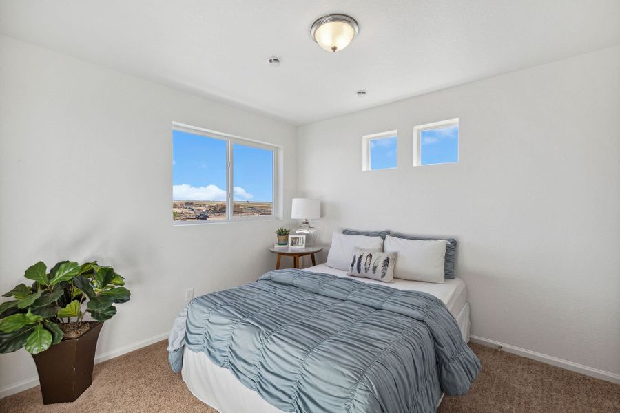 Furnished interior view inside a new home in Green Valley Ranch, Aurora (Image 24). Furnished interior view inside a new home in Green Valley Ranch, Aurora (Image 24).