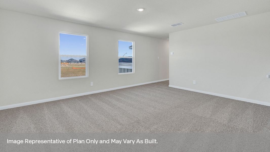 Representative unfurnished interior of a home built from the The Mitchell by D.R. Horton in Paramount, Kyle (Image 29). Representative unfurnished interior of a home built from the The Mitchell by D.R. Horton in Paramount, Kyle (Image 29).