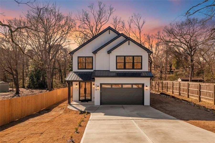 Front exterior of a new home in , Hoschton, GA, highlighting curb appeal (Image 2). Front exterior of a new home in , Hoschton, GA, highlighting curb appeal (Image 2).