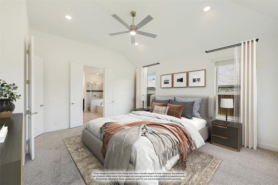 Furnished interior view inside a new home in Hampton Park, Glenn Heights (Image 7).