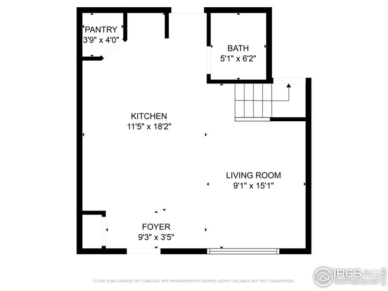 Main Level Floor Plan