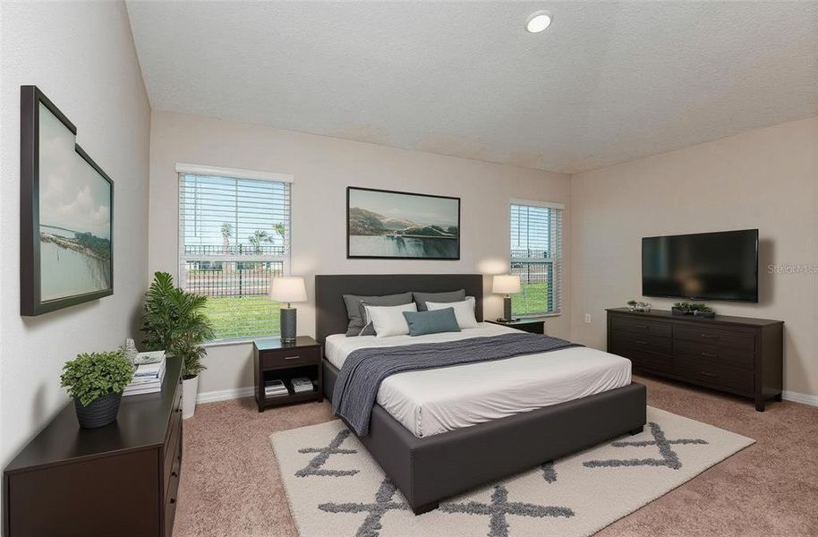 Furnished interior view inside a new home in , Haines City (Image 19).