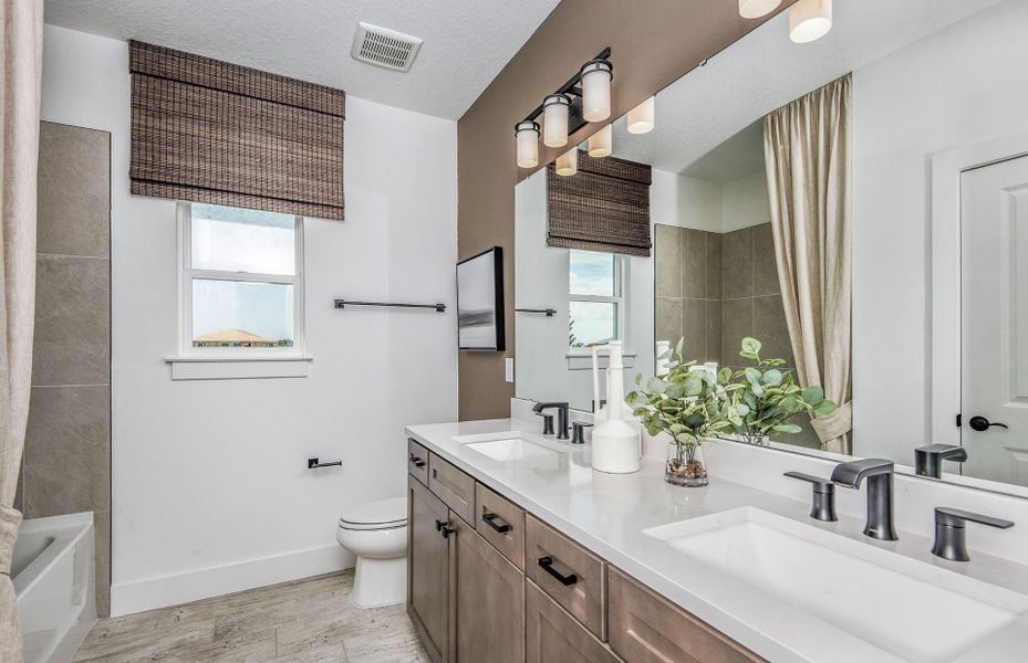 Furnished interior view inside a new home in Riverwood, Zephyrhills (Image 16).