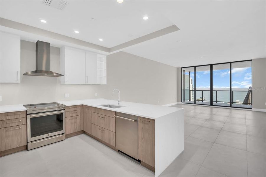 Furnished interior view inside a new home in , St. Petersburg (Image 50).