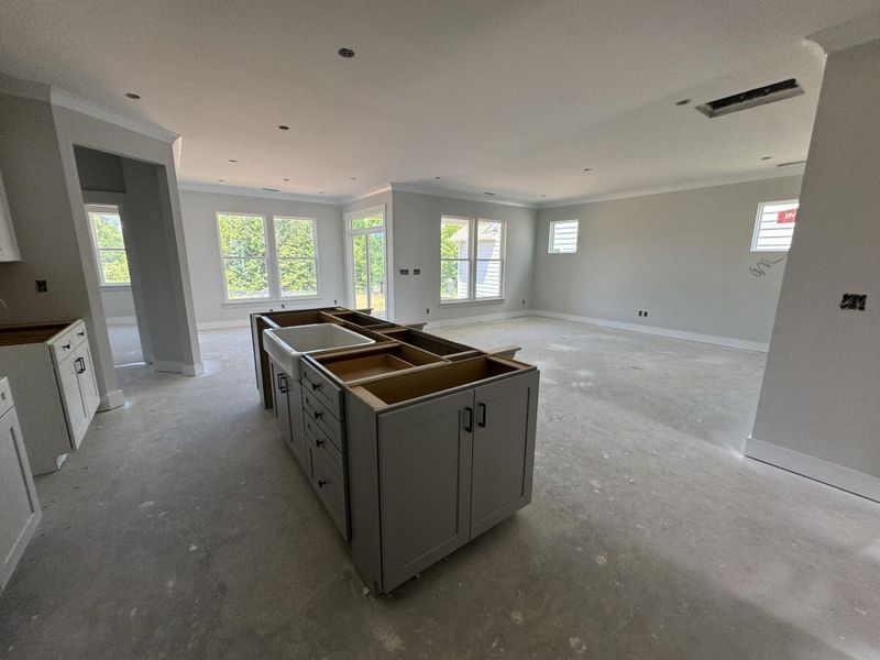 In-progress construction of a new home in The Meadows at Laurelbrook, Sherrills Ford, NC (Image 10). In-progress construction of a new home in The Meadows at Laurelbrook, Sherrills Ford, NC (Image 10).