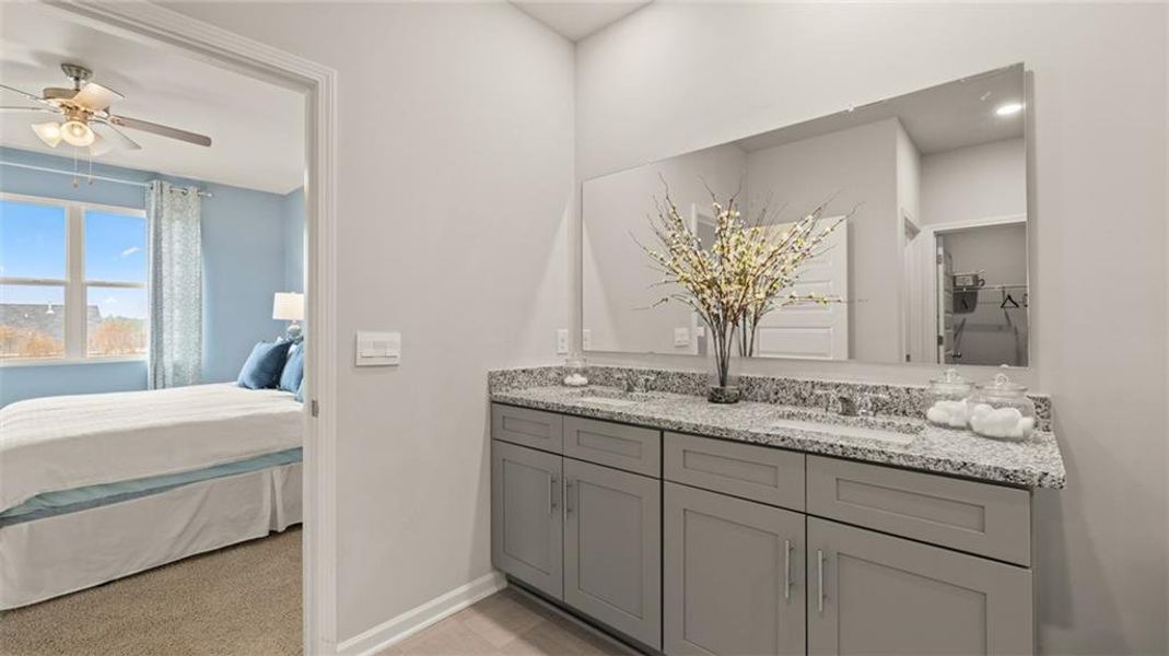 Furnished interior view inside a new home in Jackson Landing, Jefferson (Image 30).